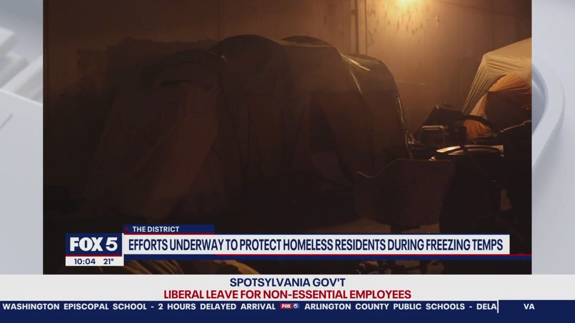 Outreach workers in DC brave the winter storm to protect homeless